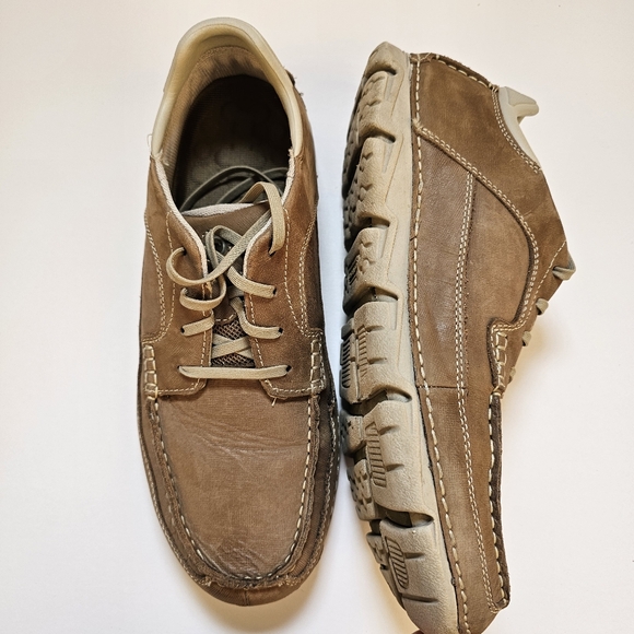 Rockport tan leather upper light laced men shoes size 10 US - Picture 6 of 10